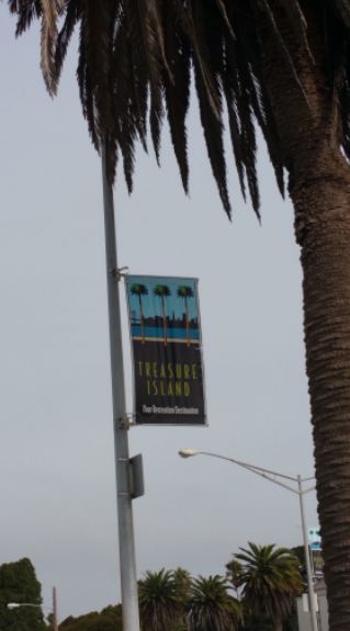 treasure island sign