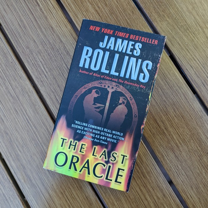 Last Oracle Version Book Review: “The Last Oracle” by James Rollins – TracyReaderDad: Book ...
